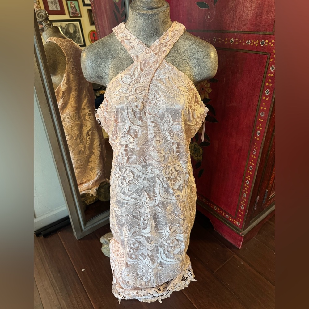 Gorgeous embroidery lace dress